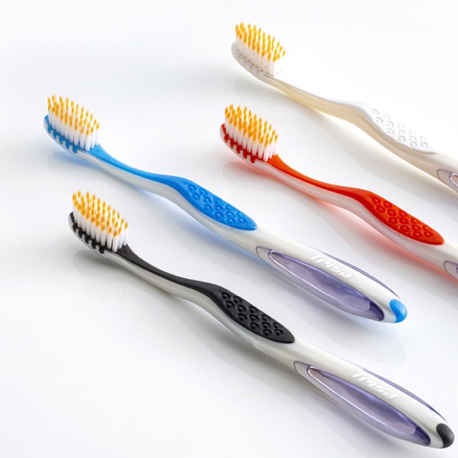 Vỉ Đôi Bàn Chải Đánh Răng Trisa Pro Interdental Bàn Chải Đánh Răng Cước Lông Tơ Siêu Mềm