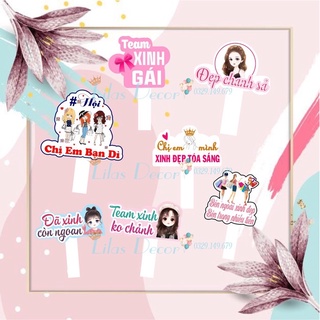 [HASTAG 8/3- 1] Hashtag cầm tay check in cho chị em, chụp sự kiện, ngày quốc tế phụ nữ 8/3, ngày phụ nữ Việt Nam 20/10