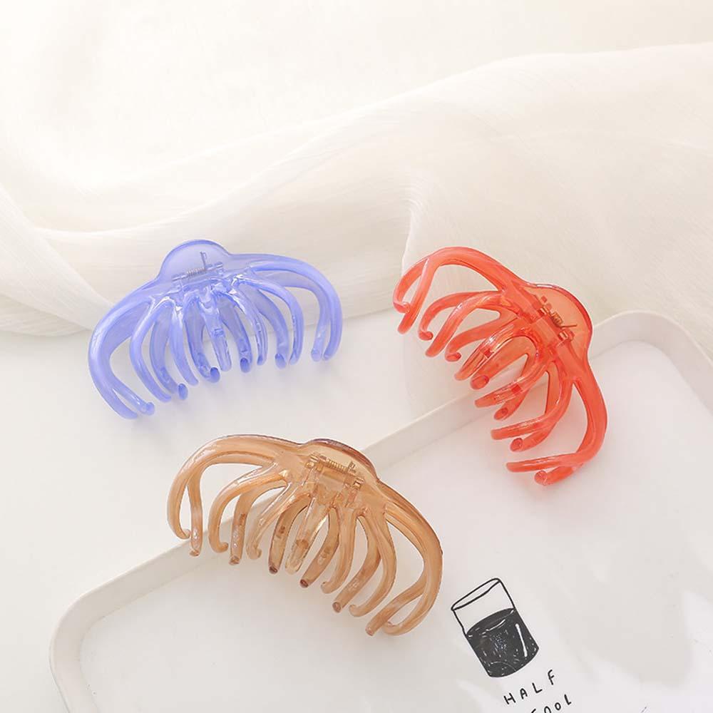 Kẹp Tóc Bằng Nhựa Acrylic Trong Suốt Kiểu Pháp Thanh Lịch VANES1