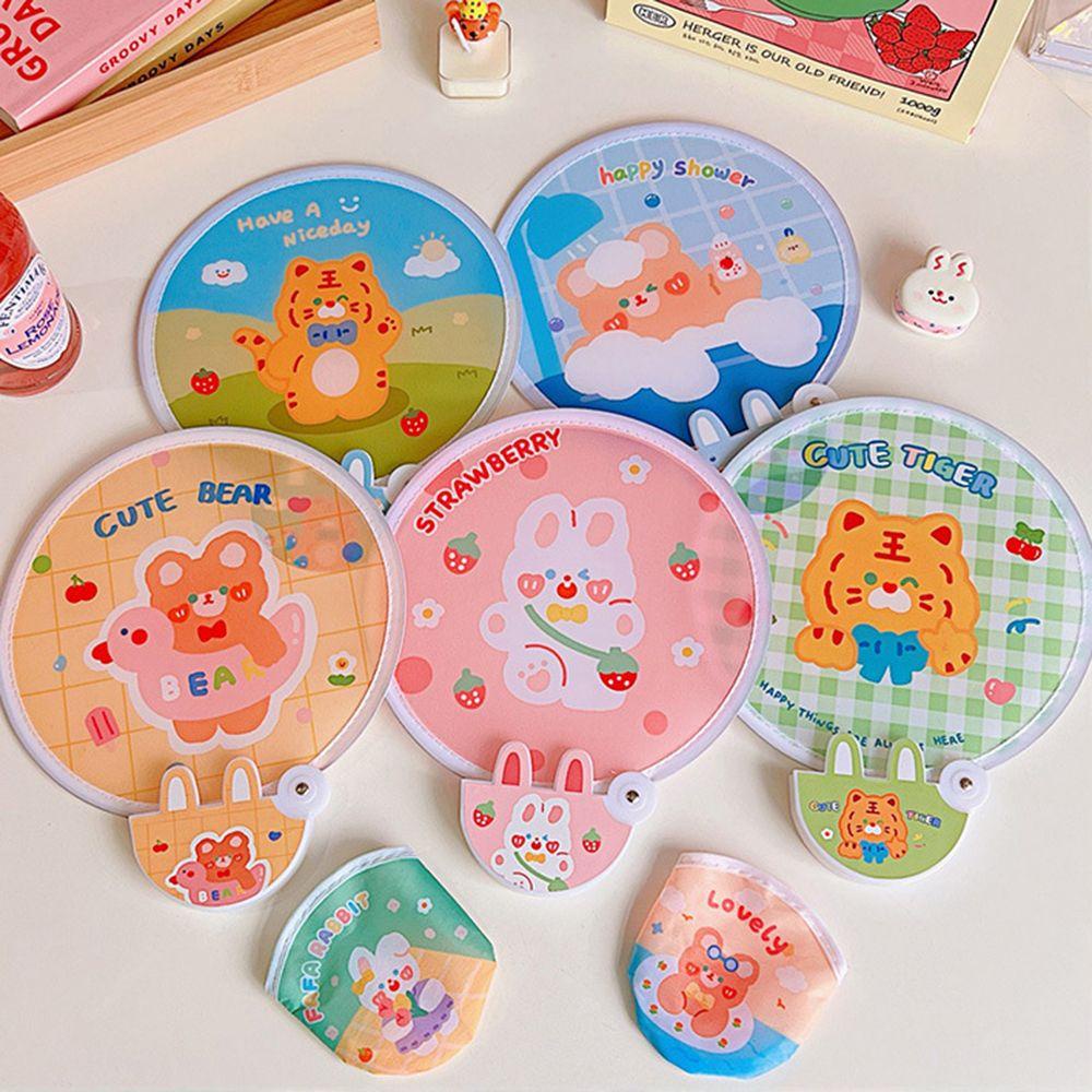 SUSANS Quạt Xếp Cầm Tay Du Lịch Ngoài Trời Dễ Thương Xinh Xắn
