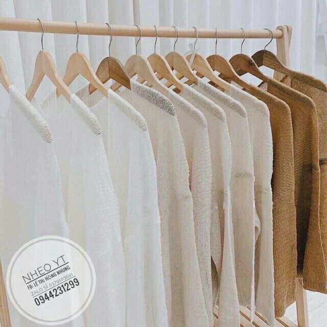 Áo khoác cadigan len mỏng mix ngoài siêu xinh | BigBuy360 - bigbuy360.vn