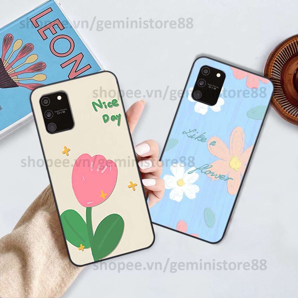 Ốp Samsung S10 Lite in hình hoa lá nhiều màu sắc siêu đẹp, siêu xinh, siêu cá tính