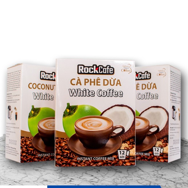 [ HÀNG XUẤT KHẨU] Cafe dừa 20G (Coconut cafe 20g) Tâm Hữu Dũng