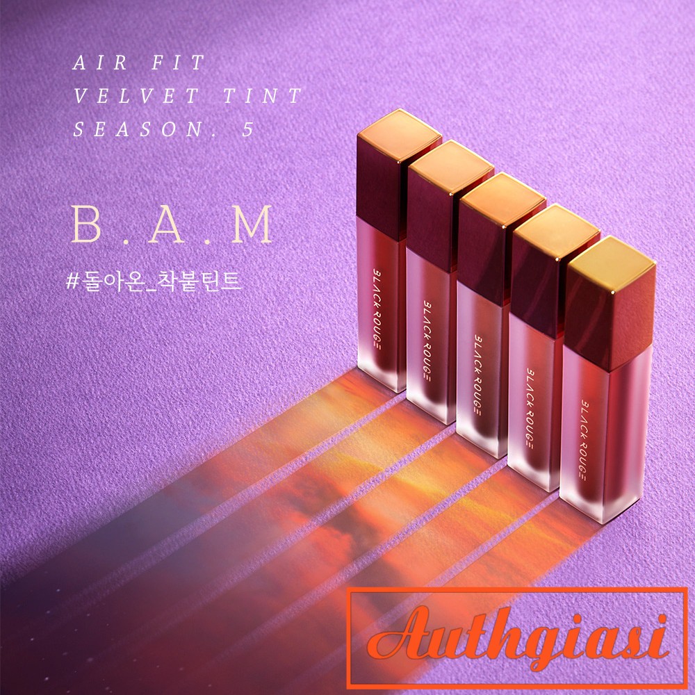 Ver 5 Night Series _ Son Kem Lì Black Rouge Air Fit Velvet Tint A23-A27 [Mới 2019] Siêu Hot | BigBuy360 - bigbuy360.vn