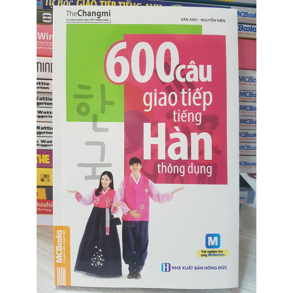 Sách - 600 Câu giao tiếp tiếng Hàn thông dụng