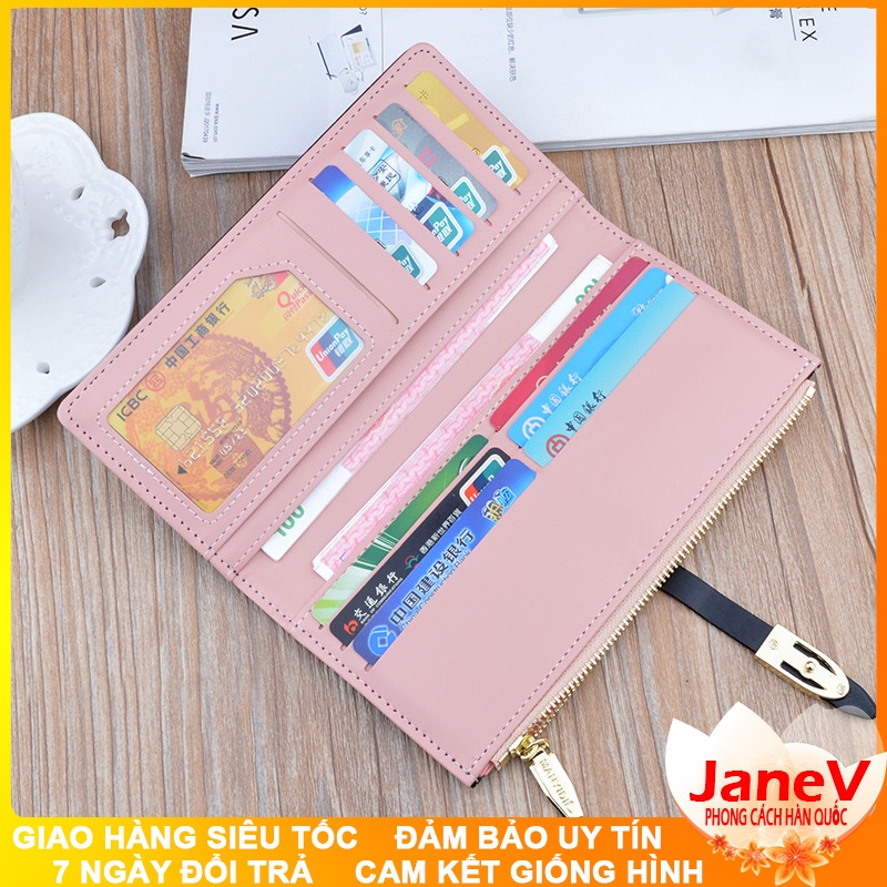 Ví Nữ Dài Cầm Tay Cao Cấp Sang Trọng Phong Cách Hàn Quốc TVNN395