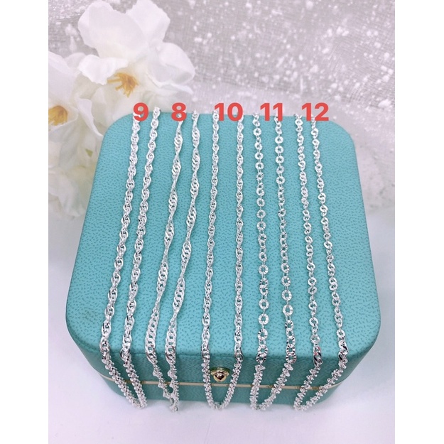 Dây chuyền nhiều mẫu bạc ta dài tầm 45cm