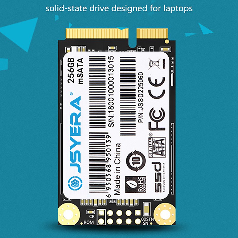 Ổ Cứng Mini Msata Ssd 256gb Cho Desktop / Notebook / All-In-One / Ad