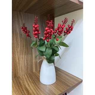 Combo 1 lọ hoa và 1 cành cheri y hình