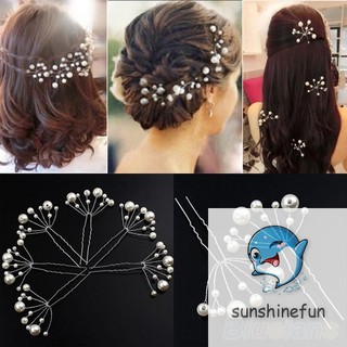 Lược cài tóc cô dâu đính ngọc trai thời trang