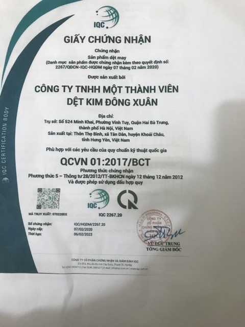 Khẩu trang dệt kim vinatex