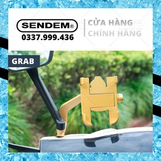 Kẹp điện thoại bằng thép gắn gương chiếu hậu xe máy Shipper