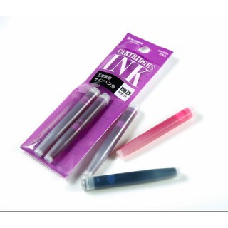 Ống mực bút máy Preppy Nhật Bản tím, đen, xanh