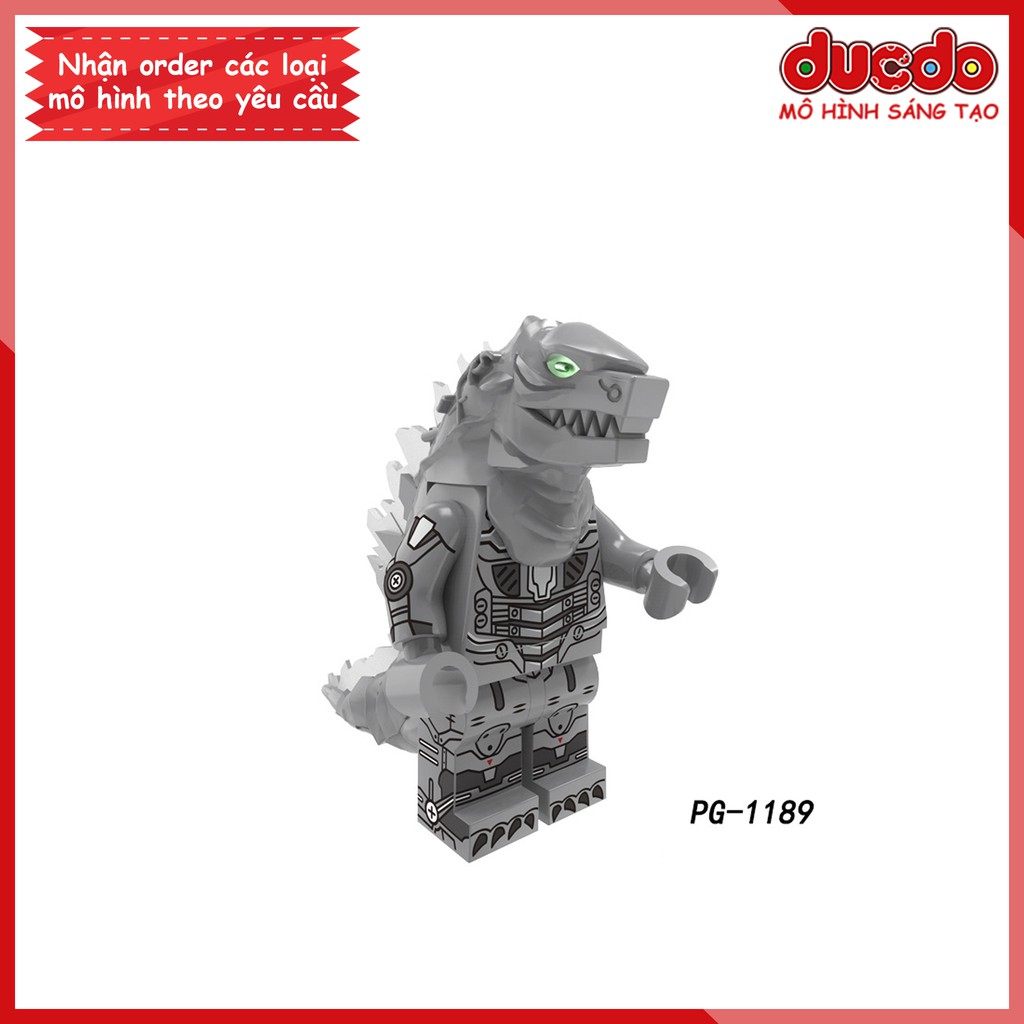 Minifigures Quái vật khổng lồ Godzilla - Đồ Chơi Lắp Ghép Xếp Hình Mini Pogo PG 1189