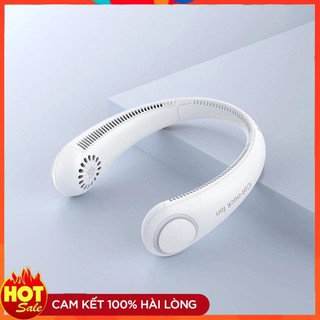 Quạt mini đeo cổ không cánh Parot, 62 cửa gió 3 chế độ mát, cảm biến chạm thay đổi tốc độ gió 5.0