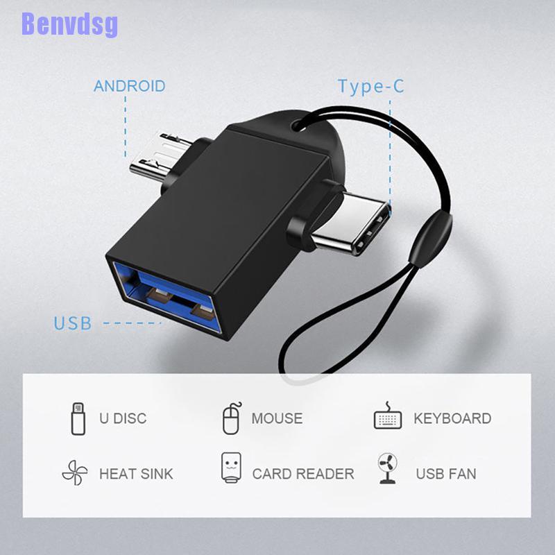 Đầu chuyển đổi USB kết nối Android TYPE-C 3.0U cho điện thoại