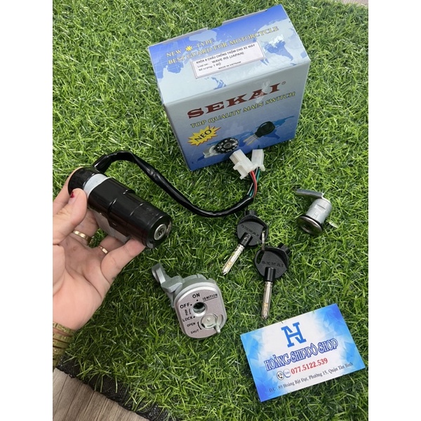 Ổ khoá sekai 8 cạnh cho wave RS 2007