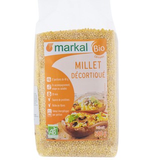 Hạt kê hữu cơ 500g (Markal - Davert - Bohlsener) - Ăn Kiêng - Giảm Cholesterol - Ăn thực dưỡng - Organic Stores