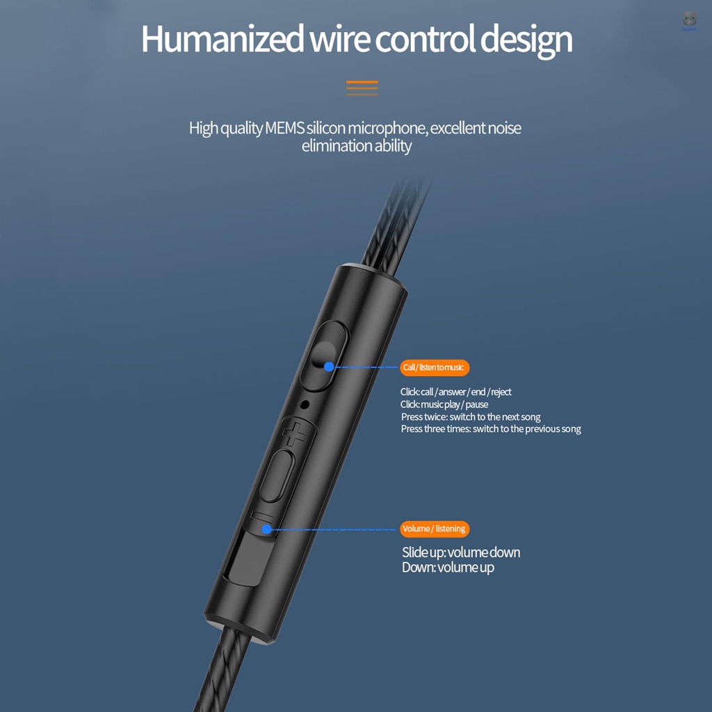 (Giao Hàng Nhanh) Tai Nghe Nhét Tai A4 Cổng 3.5mm Chống Nước Màu Đen Phong Cách Thể Thao