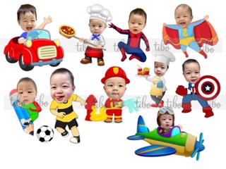 Hình Chibi Cho Bé Yêu