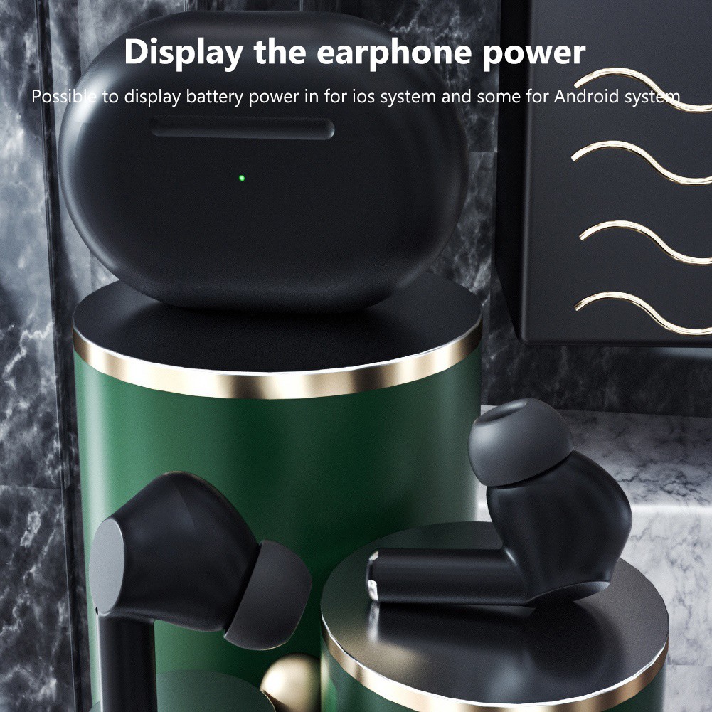 Tai Nghe Nhét Tai Hel + A1 Tws Bluetooth 5.0 Hifi Kèm Hộp Sạc