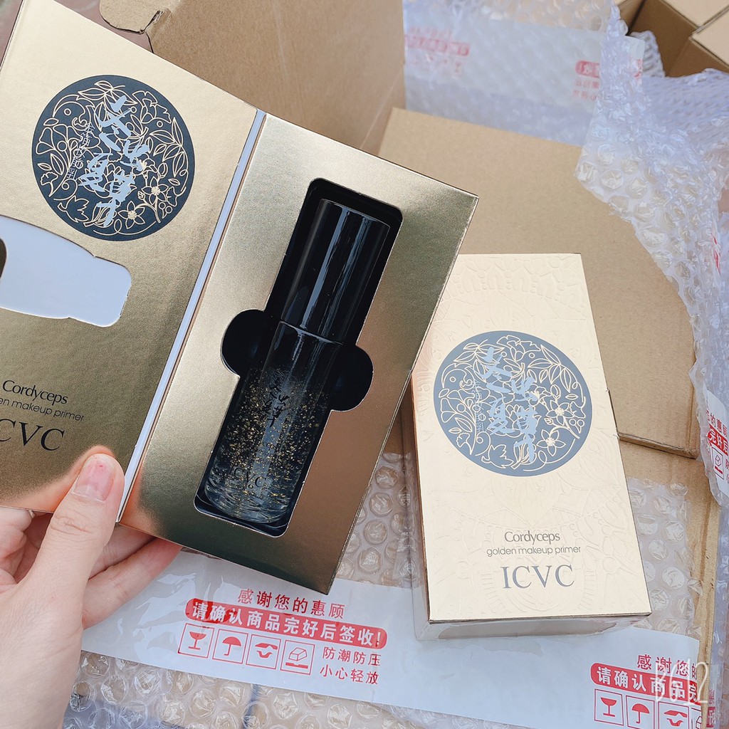 Kem lót hạt vàng ICVC trắng da kiềm dầu cấp ẩm hiệu quả G322 | BigBuy360 - bigbuy360.vn