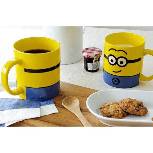 Bộ 2 Ly Uống Nước Hình Minion Bằng Sứ
