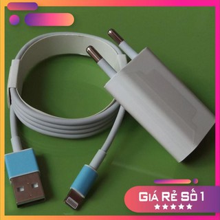 Sale giá rẻ free ship bộ sạc apple iphone 5, 5s, 6 , 6s plus, 7, 7 plus, 8, 8 plus, x mẫu dẹt đời mới nhất loai tot