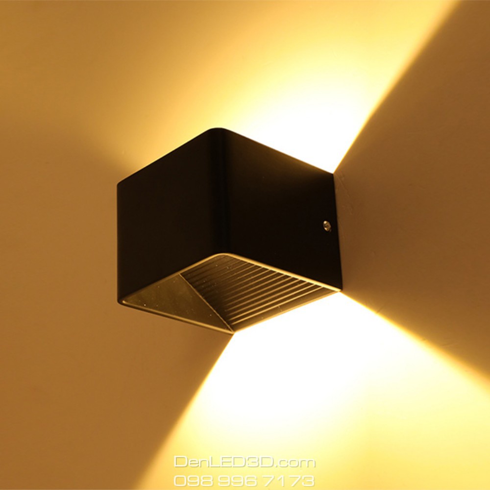 Đèn LED Hắt Tường Vuông 16 Màu RGB Kèm Remote