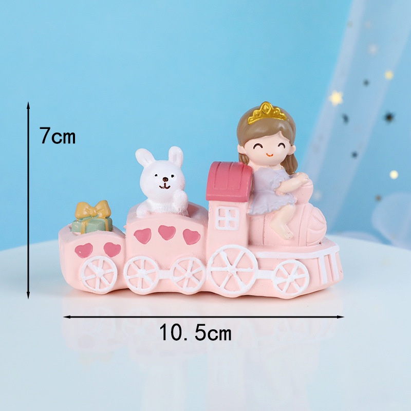 Trang Trí Bánh Kem Hình Xe Lửa Hoàng Tử Bé Hoạt Hình Dễ Thương Dành Cho Bé Trai Và Bé Gái