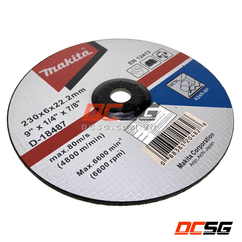 Đá mài kim loại 230x6.0x22.23mm A24R-BF Makita D-18487| DCSG