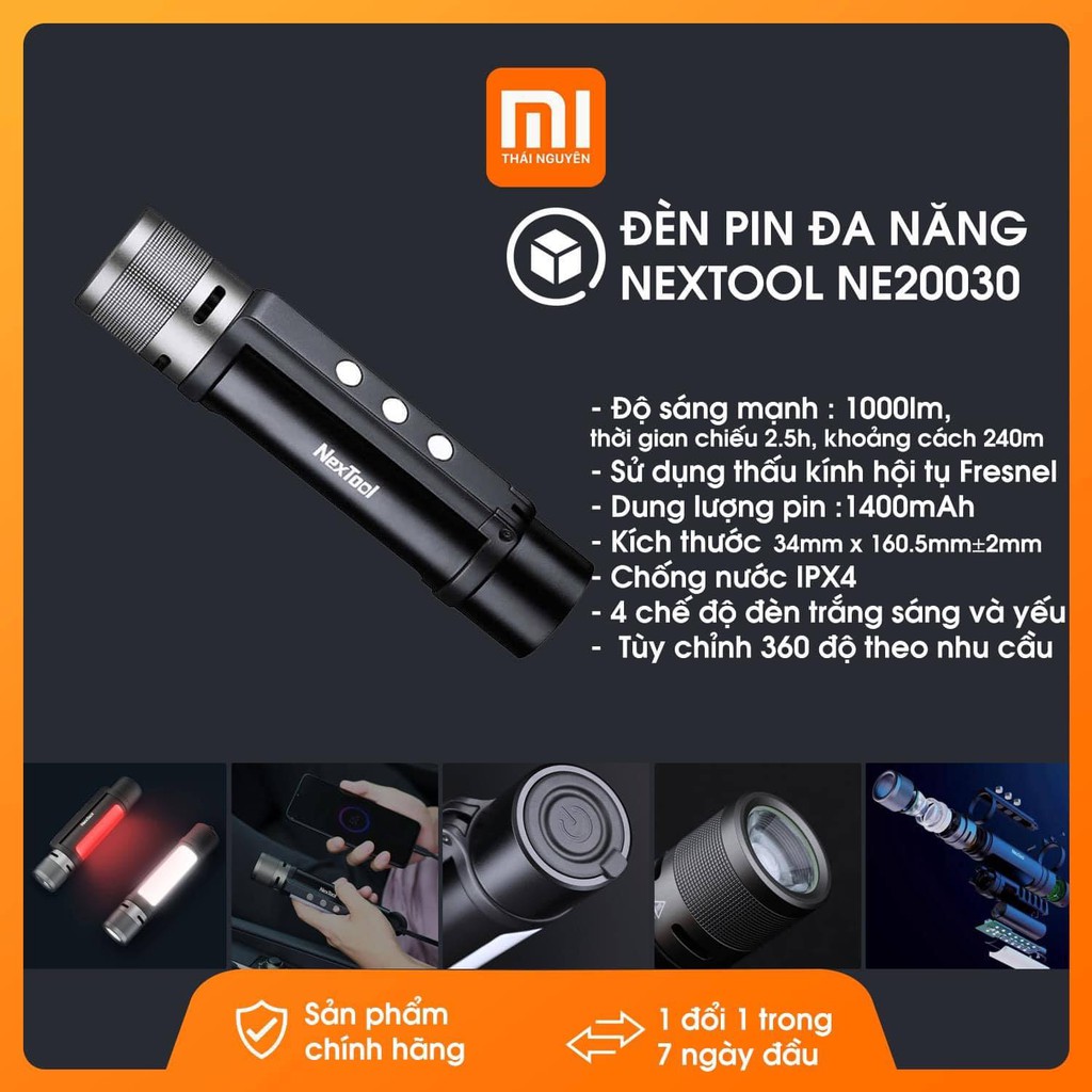 Đèn pin đa năng Nextool NE20030 Xiaomi