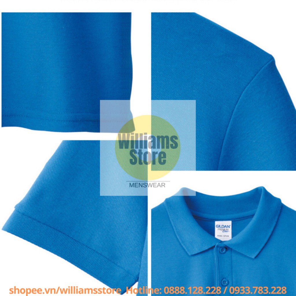 Áo thun cổ trụ  GILDAN Premium