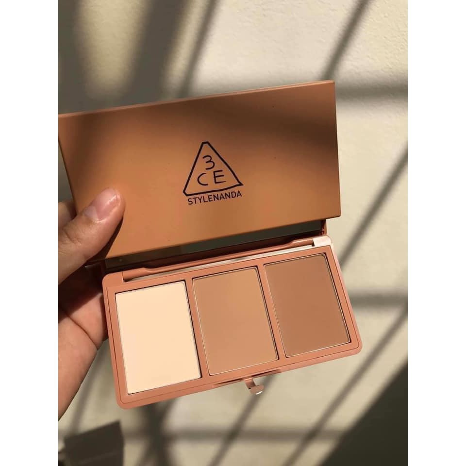 AUTHENTIC Bảng Tạo Khối 3CE Face Contour Tuning palette CÓ SẲN