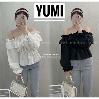 Áo Kiểu Trễ Vai Bèo Nữ Tính Bồng Bềnh YUMI BÁN SỈ