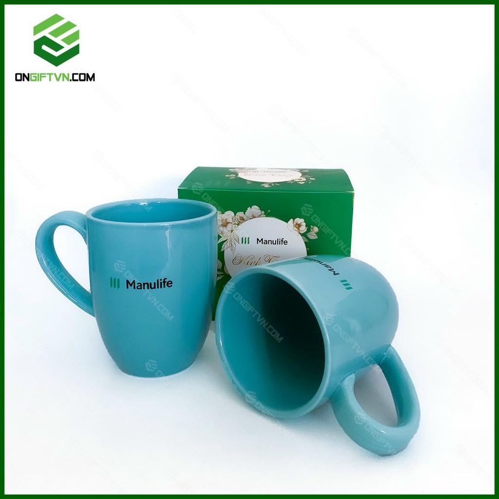 Cốc sứ quà tặng manulife