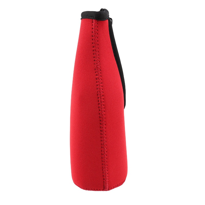 Set 10 Vỏ Bọc Giữ Lạnh Chai Bia Có Khóa Kéo Cho Dung Tích 12 Oz 330 Ml