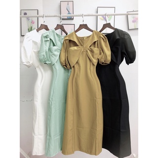 ĐẦM DÀI CHÉO NGỰC TAY PHỒNG BIGSIZE D718 ❤ FREESHIP ❤ HÌNH THẬT 100% SHOP TỰ CHỤP