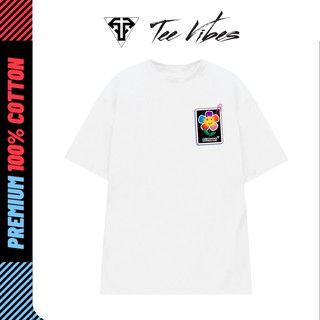 Áo Thun Unisex nam nữ TeeVibes phông tay lỡ form rộng tee oversize Cotton Premium - Phiếu bé ngoan TV010