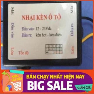 Rơ le nhại còi hơi, kèn hơi ô tô, nhại còi, nhại kèn cao cấp bảo hành 3 tháng - Giá tốt nhất