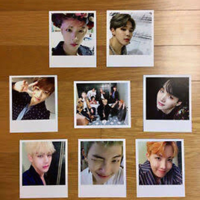 (Official) Trọn bộ card officail album Wings của BTS Rm, Jin, Hope, Jimin. Jungkook