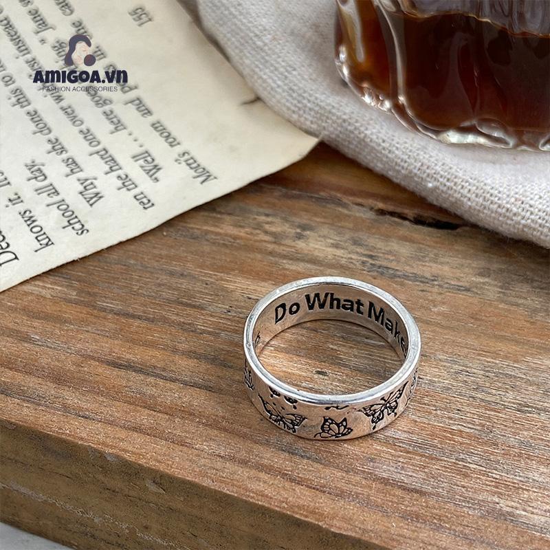 ✨✨Nhẫn bạc 925 hình bướm phong cách retro thời trang cho nữ