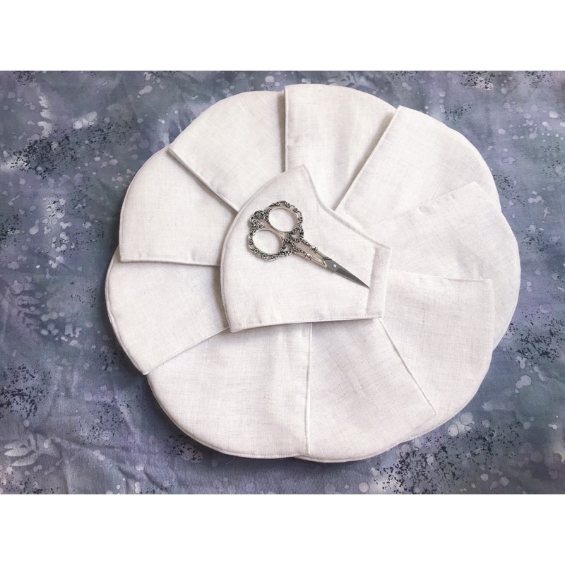 Khẩu trang vải linen 4 lớp