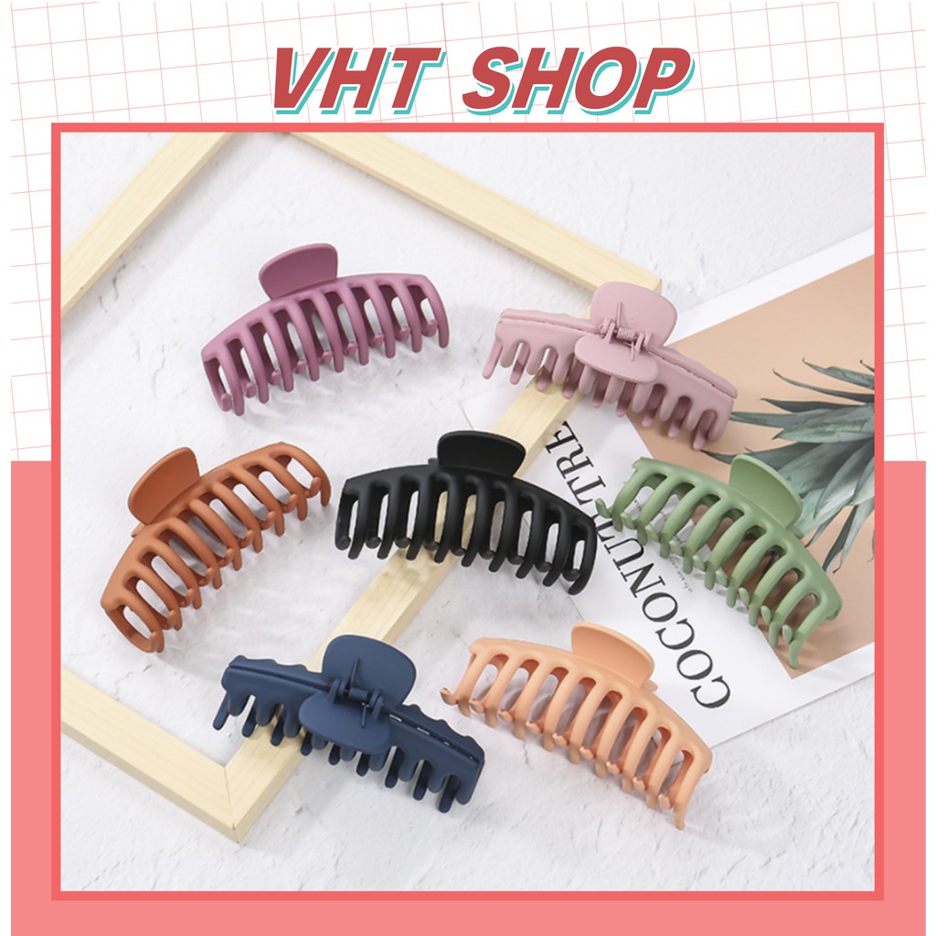 Kẹp tóc càng cua thiết đế đơn giản bản lớn phong cách thời trang Hàn Quốc P92 - VHT SHOP