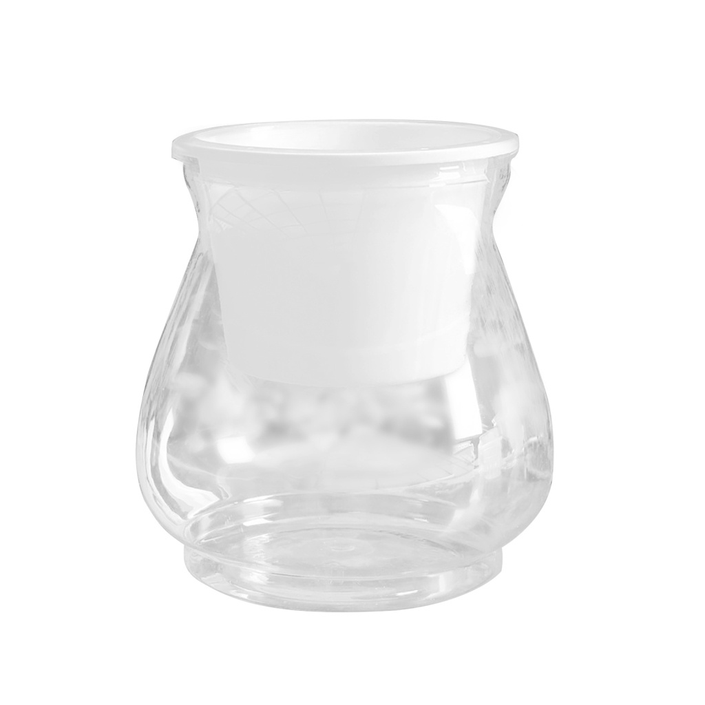 1 Bình Hoa Thủy Tinh Có Giá Đỡ Bằng Sắt Phong Cách Bắc Âu Trang Trí Nội Thất