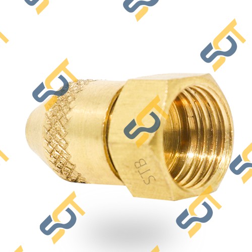 [PHUN SƯƠNG] Béc phun 1 lỗ ren trong G 1/4 13 điều chỉnh bán kính góc phun Bình xịt khử khuẩn Làm mát mái Bằng đồng