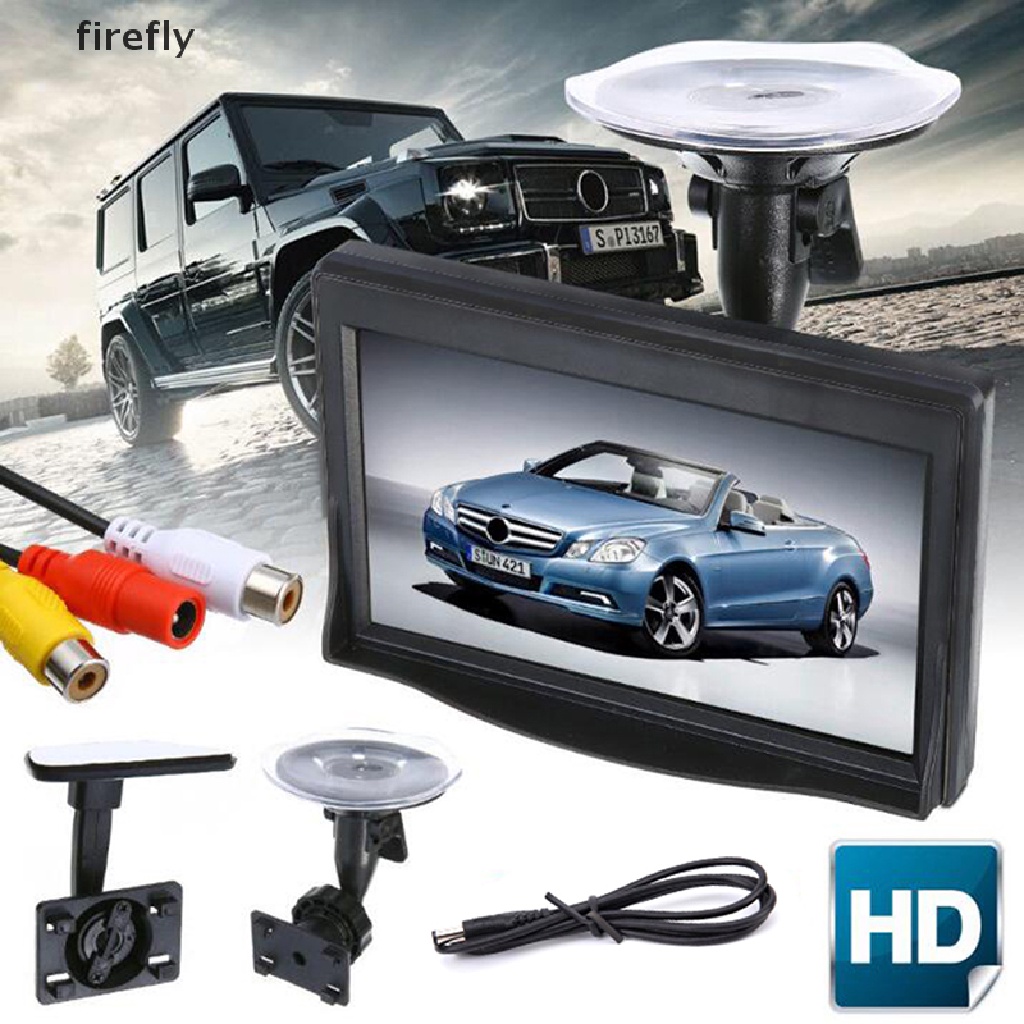 Màn Hình HD 5 Inch Gắn Kính Chiếu Hậu Xe Hơi