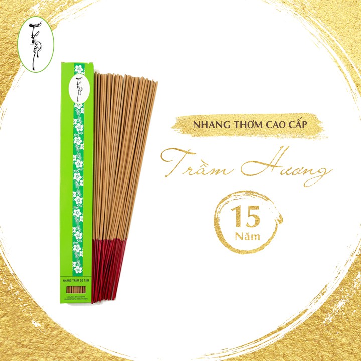 Nhang Trầm Hương Loại Cao Cấp 40g - Mùi trầm hương rõ, đậm - Chuyên dùng các dịp thờ cúng ễ tết - Nhang Thiền