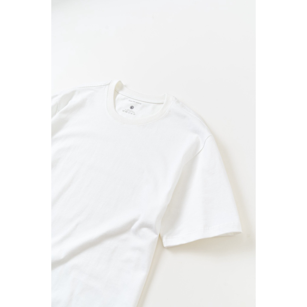 Áo THUN trơn 2 màu đen trắng phông unisex vải COTTON giữ form, chống nhăn, áo đôi basic