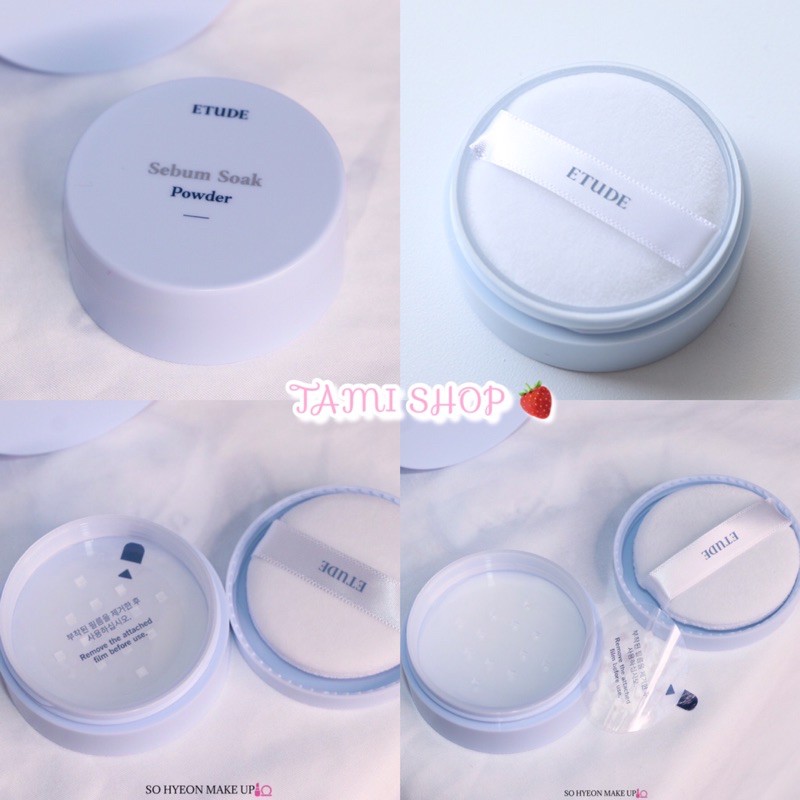 Phấn Phủ Etude House Sebum Soak Powder / Pact ( Bill Ảnh Cuối )